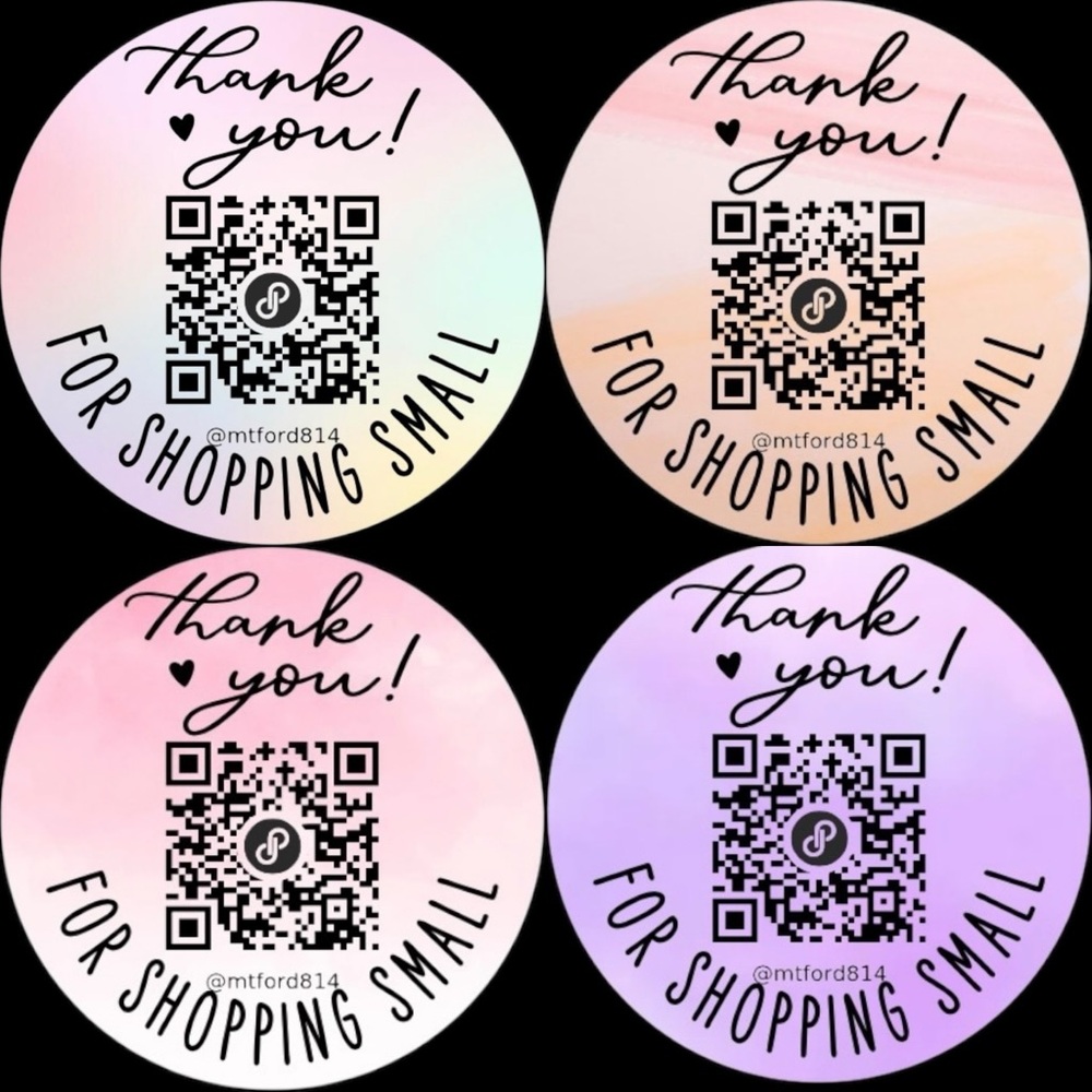 30 Customizable Thank You Stickers‎